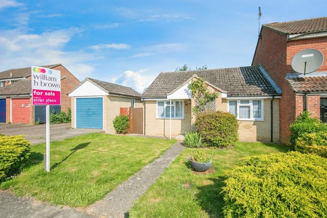 Thumbnail Terraced bungalow for sale in Kings Road, Glemsford, Sudbury