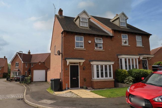 Semi-detached house for sale in Columbus Lane, Earl Shilton, Leicestershire