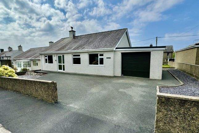 Thumbnail Detached bungalow to rent in Ty'n Rhos Estate, Chwilog, Pwllheli