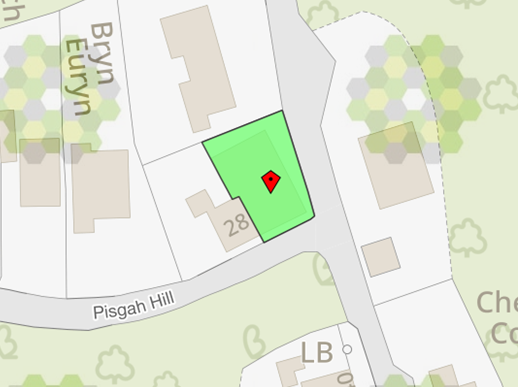 Link-detached house for sale in Salem Chapel, Pisgah Hill, Pentre Broughton, Wrexham