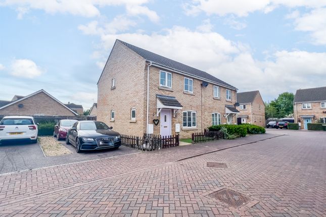 Semi-detached house for sale in Wolff Close, Sapley, Huntingdon