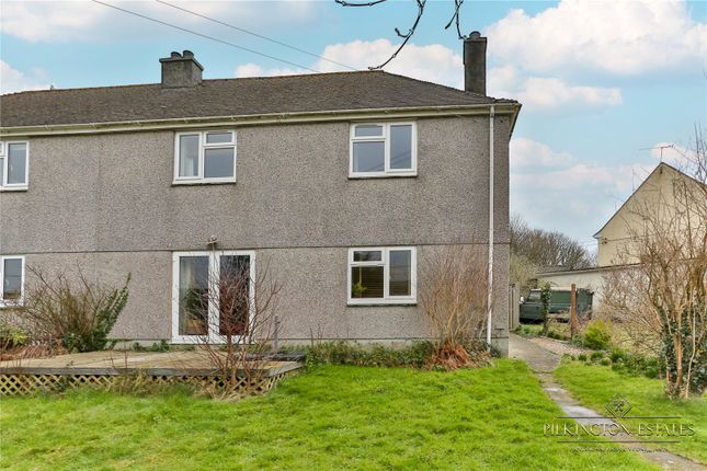 Thumbnail Semi-detached house for sale in Insworke Place, Millbrook, Torpoint, Cornwall