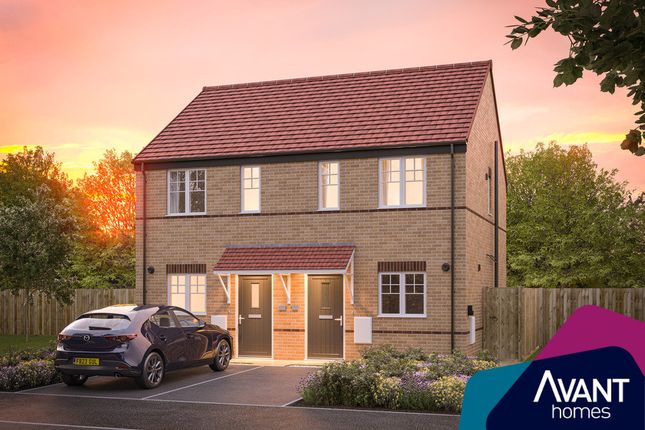 Thumbnail Semi-detached house for sale in "The Thirsk" at Tibshelf Road, Holmewood, Chesterfield
