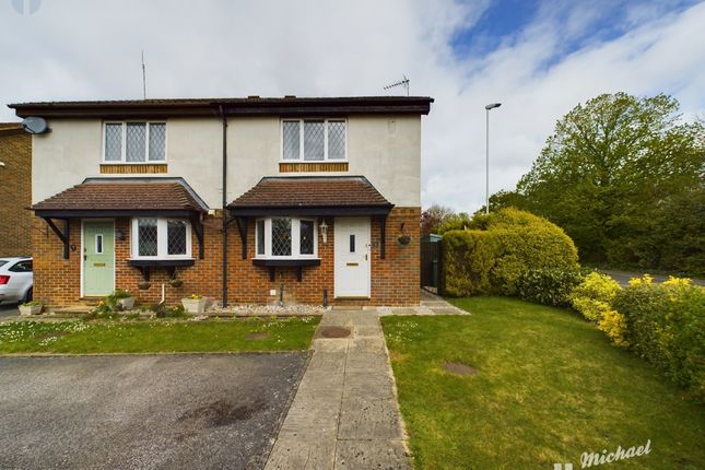 Thumbnail Semi-detached house for sale in Creslow Way, Stone, Aylesbury, Buckinghamshire