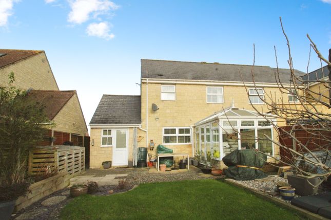 Semi-detached house for sale in Stockham Close, Cricklade, Swindon