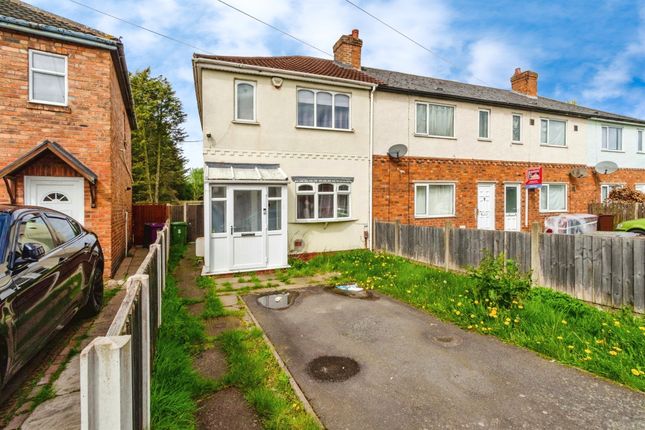 Thumbnail End terrace house for sale in Barnett Road, Willenhall