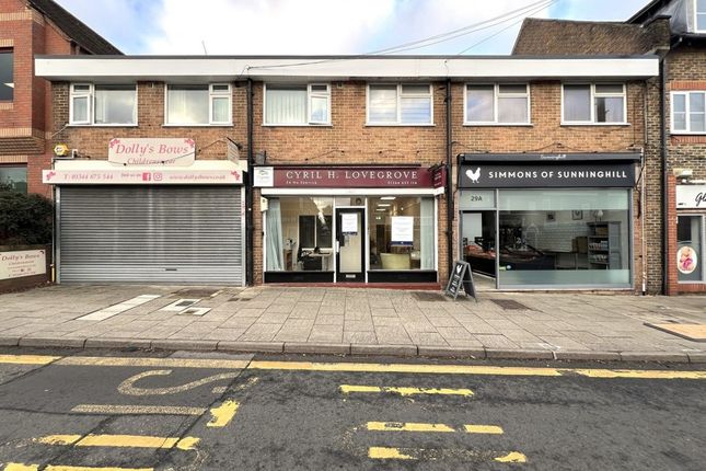 Retail premises to let in 29c High Street, Sunninghill, Ascot, Berkshire
