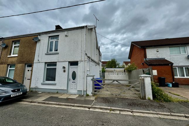 Thumbnail End terrace house to rent in Castle Street, Pentrebach