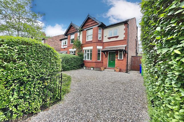 Thumbnail Semi-detached house for sale in Parrs Wood Road, Didsbury, Manchester