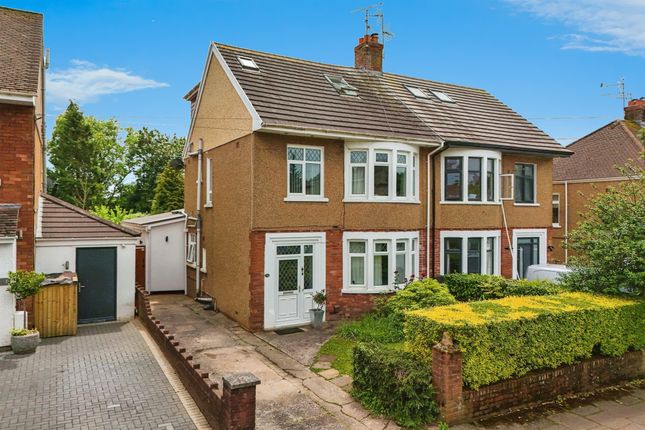 Thumbnail Semi-detached house for sale in Ewenny Road, Llanishen, Cardiff