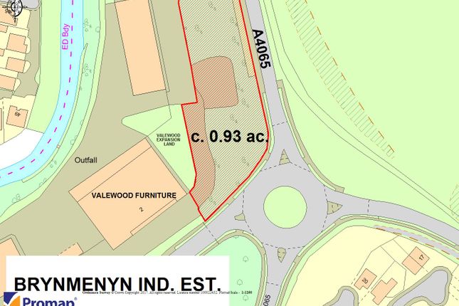 Land for sale in Brynmenyn Industrial Estate, Bridgend