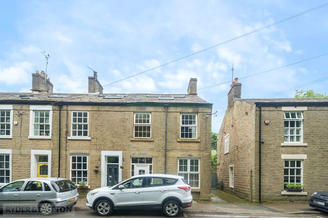 Thumbnail End terrace house for sale in Manor Park Road, Glossop, Derbyshire