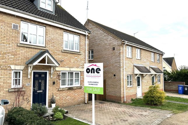 Thumbnail Semi-detached house for sale in Diprose Drive, Lowestoft