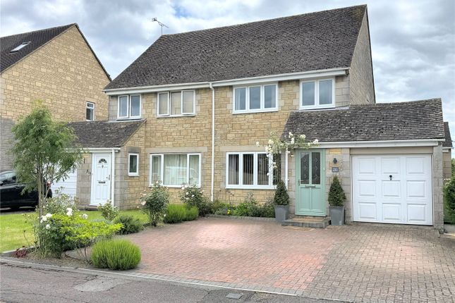 Thumbnail Semi-detached house for sale in Alexander Drive, Cirencester, Gloucestershire