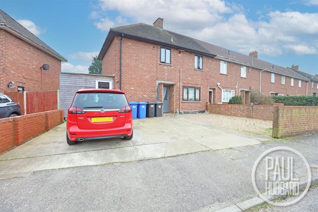 Thumbnail End terrace house for sale in Tedder Road, Lowestoft
