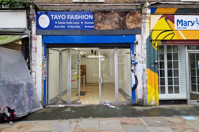 Retail premises to let in 18 Wentworth Street, London
