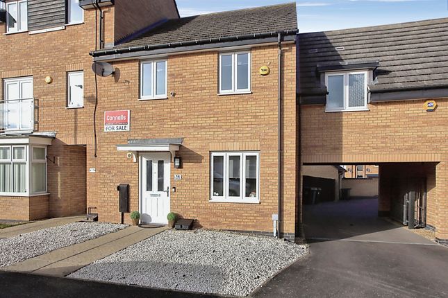 Thumbnail Terraced house for sale in Fletcher Way, Peterborough