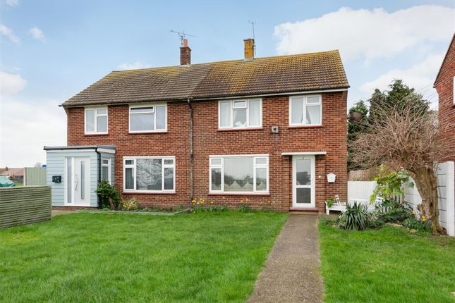 Thumbnail Semi-detached house for sale in Swalecliffe Court Drive, Whitstable