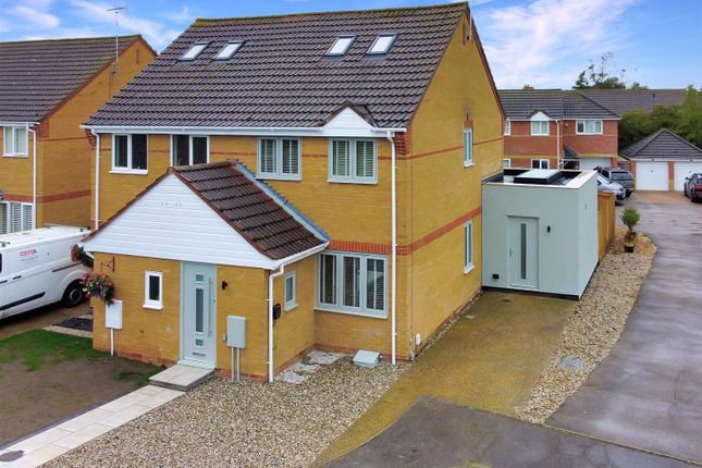 Semi-detached house for sale in Giffords Way, Over, Cambridge