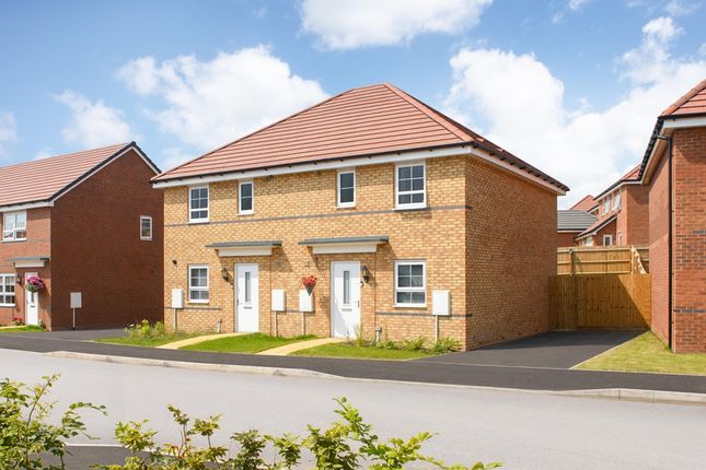 Thumbnail Semi-detached house for sale in "Folkestone" at Pye Green Road, Hednesford, Cannock