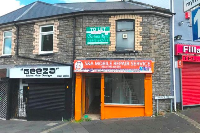 Thumbnail Retail premises to let in Bridge Street, Pontypridd