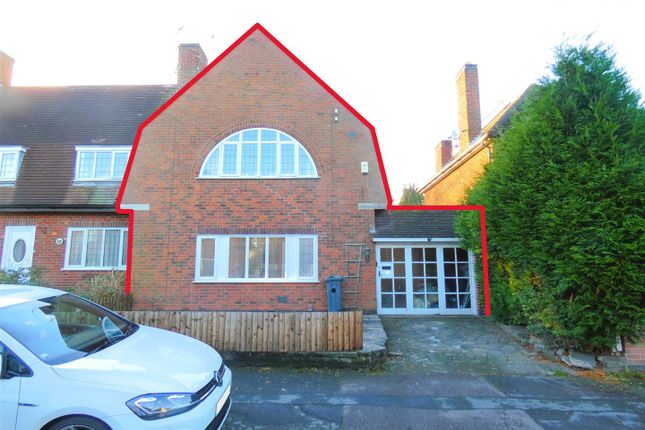 Thumbnail End terrace house for sale in Barbara Avenue, Off Scraptoft Lane, Leicester