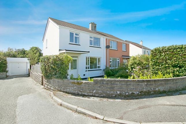 Thumbnail Semi-detached house for sale in Strawberry Close, Redruth, Cornwall