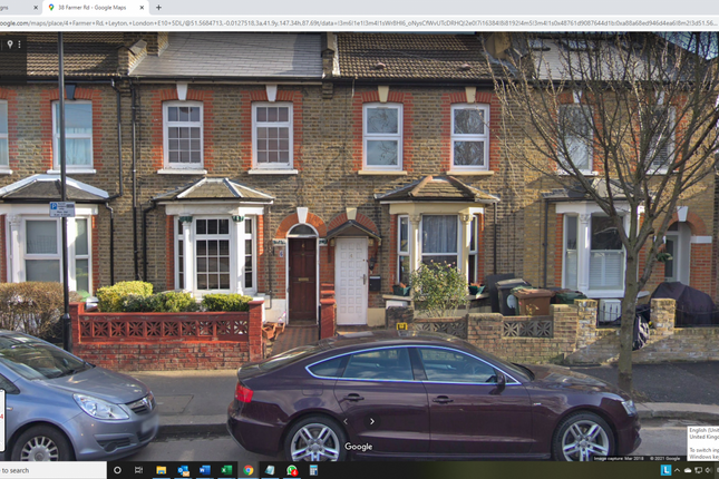Thumbnail Terraced house to rent in Farmer Road, London