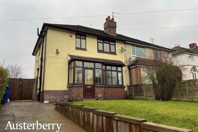 Semi-detached house for sale in Newcastle Lane, Penkhull, Stoke-On-Trent