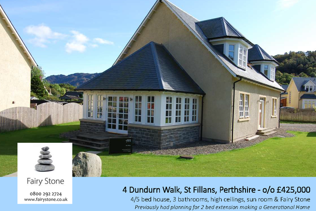 Thumbnail Detached house for sale in Dundurn Walk, St Fillans, United Kingdom
