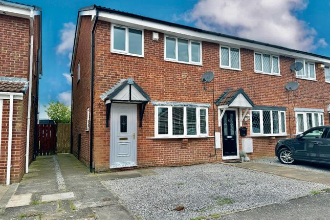 Thumbnail End terrace house to rent in Sutcliffe Court, Darlington