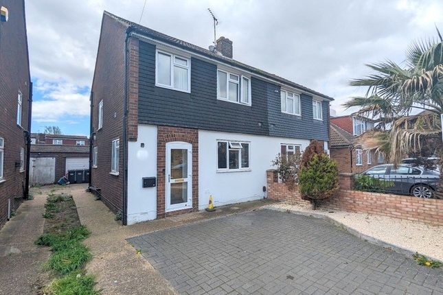Thumbnail Semi-detached house for sale in The Gardens, Bedfont