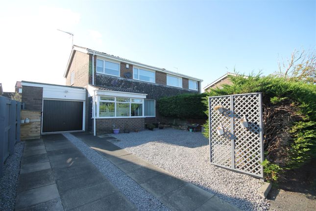 Thumbnail Semi-detached house for sale in Twizell Place, Ponteland, Newcastle Upon Tyne, Northumberland