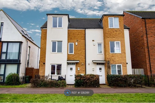 Thumbnail Semi-detached house to rent in Newport Road, Broughton, Milton Keynes