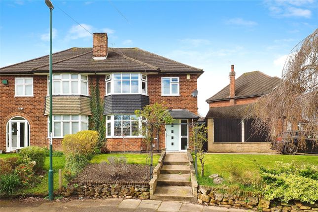 Semi-detached house for sale in Charlecote Drive, Wollaton, Nottingham, Nottinghamshire