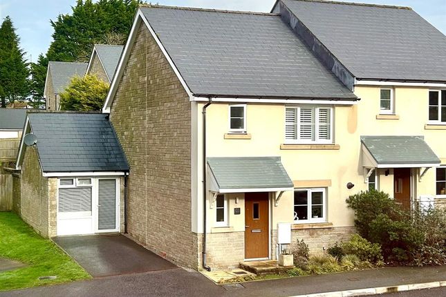 Thumbnail Semi-detached house for sale in Trelowen Drive, Penryn