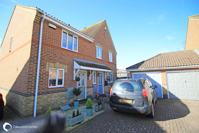 Thumbnail Semi-detached house for sale in Moyes Close, Cliffsend, Ramsgate