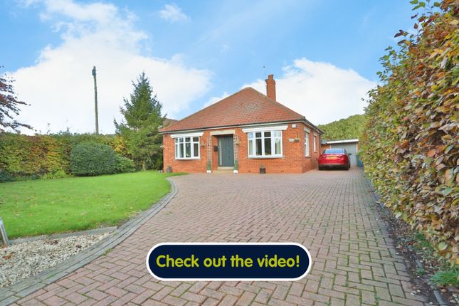 Thumbnail Detached bungalow for sale in New Road, Ottringham, Hull