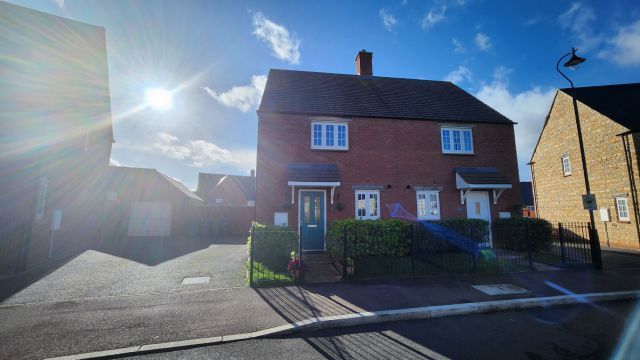 Semi-detached house for sale in Pianoforte Road, Roade, Northampton