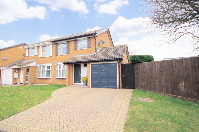 Thumbnail Semi-detached house for sale in Froxhill Crescent, Brixworth, Northampton