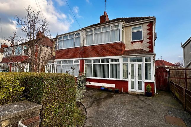 Thumbnail Semi-detached house for sale in West Drive, Thornton-Cleveleys