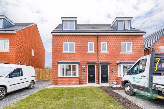 Semi-detached house for sale in Plot 98 &amp; 99 The Stratton, Hollington Grange, Biddulph Road, Stoke-On-Trent