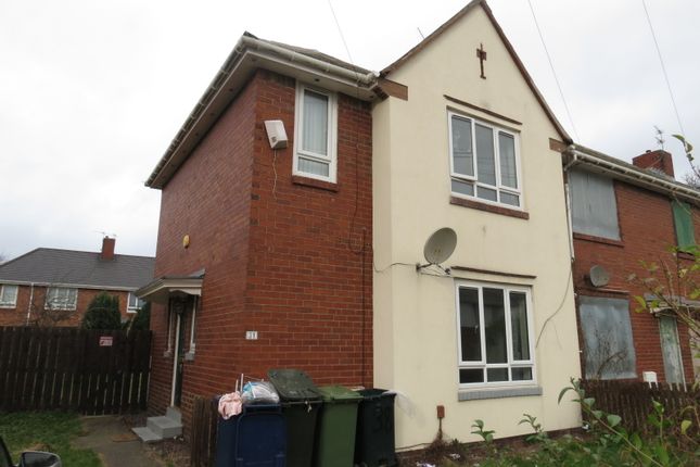 Thumbnail End terrace house to rent in Windhill Road, Newcastle Upon Tyne