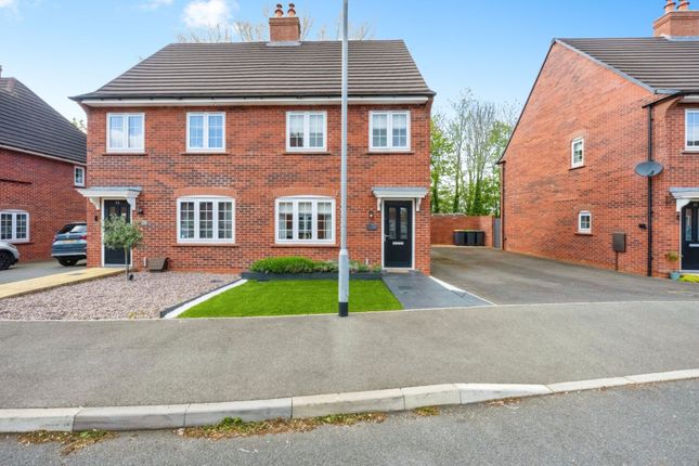 Semi-detached house for sale in Brick Crescent, Bedford