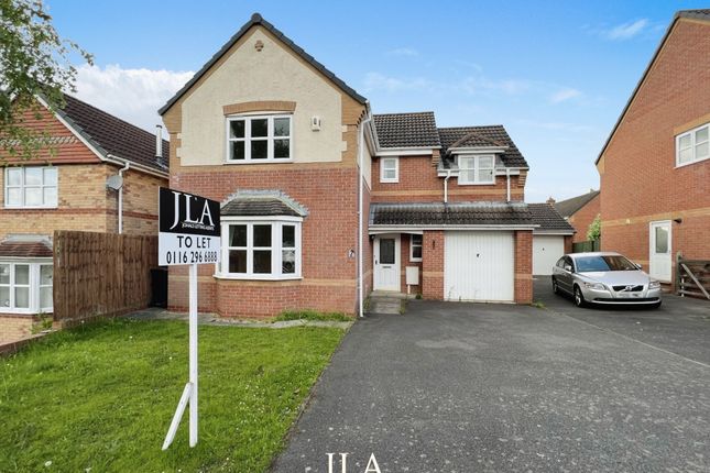 Thumbnail Detached house to rent in Celandine Close, Oadby, Leicester