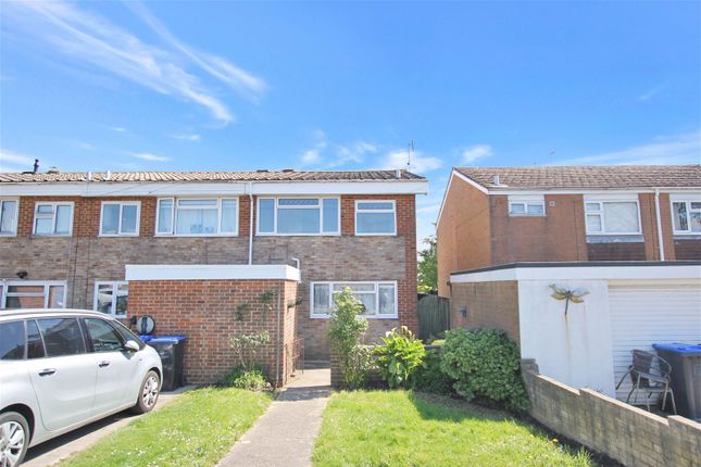 Thumbnail End terrace house for sale in Brookdean Road, Worthing