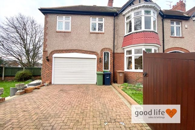 Semi-detached house for sale in Queen Alexandra Road, Ashbrooke, Sunderland