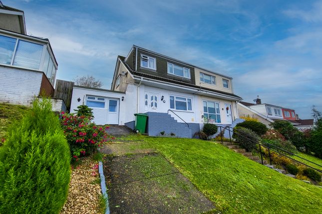 Thumbnail Semi-detached house for sale in Conway Close, Glyncoch, Pontypridd