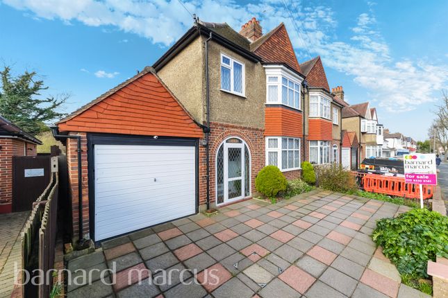 Thumbnail Semi-detached house for sale in Lynwood Drive, Worcester Park