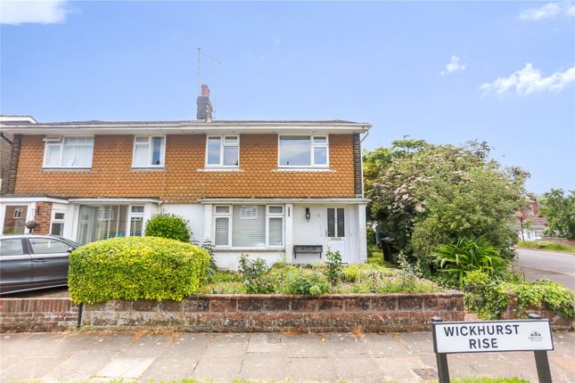 Thumbnail Semi-detached house for sale in Wickhurst Rise, Portslade, Brighton, East Sussex